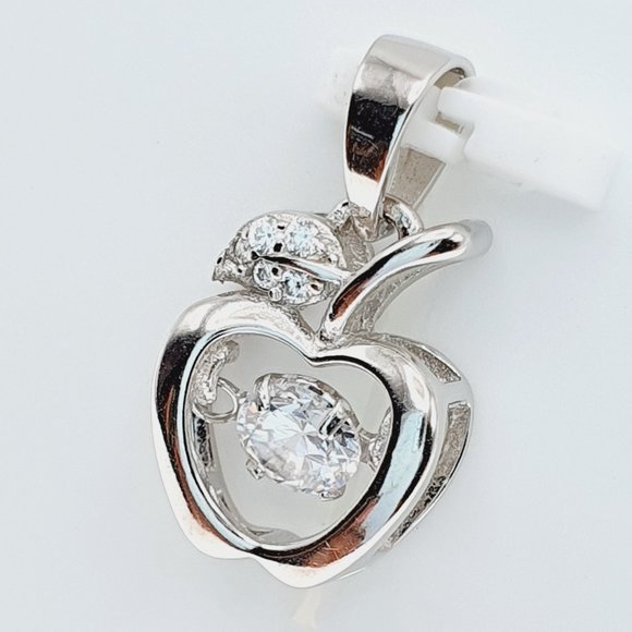 "#925 Sterling Silver Cubic Zircon Pendant for Women/Girls, US925P1123 - Picture 7 of 11